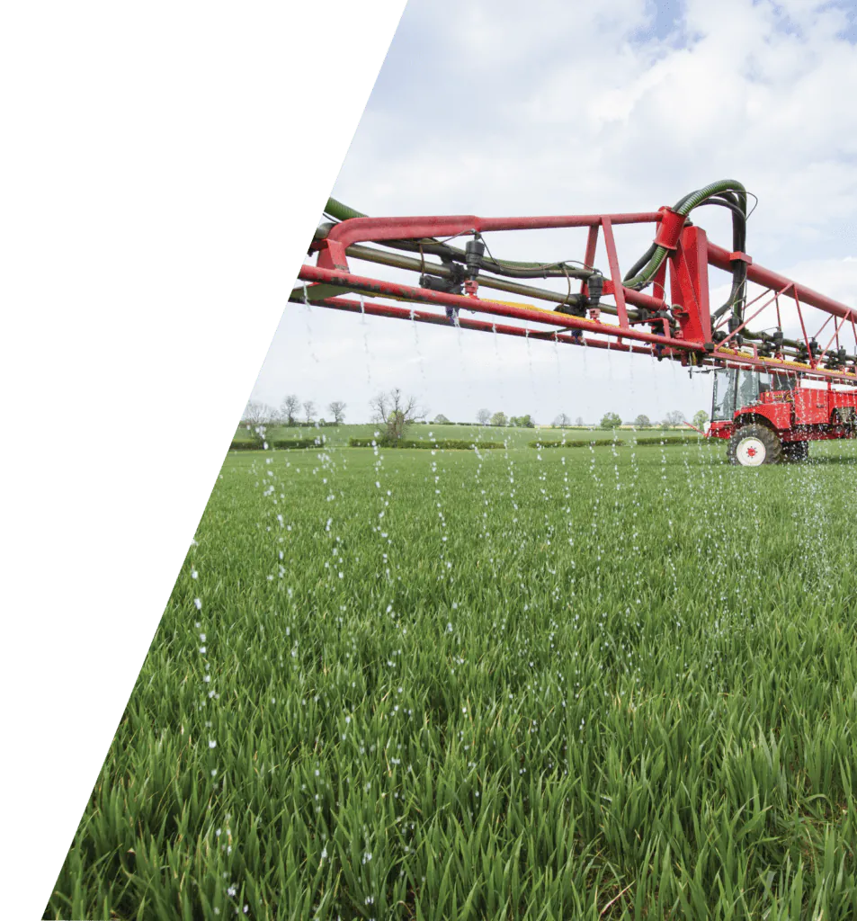 liquid fertiliser application