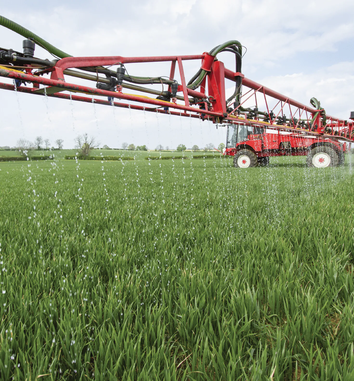 application of liquid fertiliser
